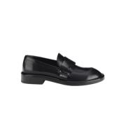 Metallisk Skinnloafer