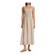 Sand Faithfull The Brand Messina Midi Dress