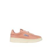 Vintage Peach Geiteskinn Sneakers