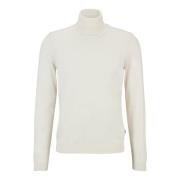 Slim-Fit Rollkragenpullover aus reiner Schurwolle