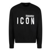 Be Icon Print Sweatshirt
