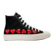 Chuck 70 Multi Heart High Svarte Sneakers