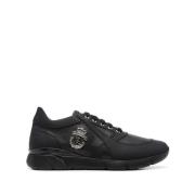 Elegant Svart Sneakers Crest