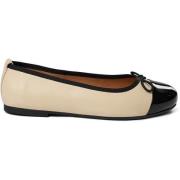 Lucy Beige/Svart Patent Ballet Flats