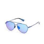 Waiwai B634-03 Matte Trans Blue Sunglasses