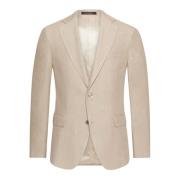 Naturlig Beige Lin Blazer