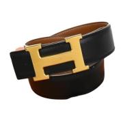 Pre-owned Svart Hermes-belte i skinn