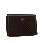 Pre-owned Brunt lerret Celine Clutch