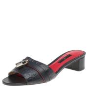 Pre-owned Svart skinn Carolina Herrera Flats