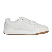 Perforerte Lave Sneakers i Skinn