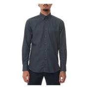 Flanell Button-Down Casual Skjorte