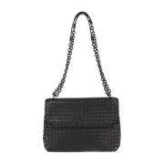 Pre-owned Svart skinn Bottega Veneta skulderveske