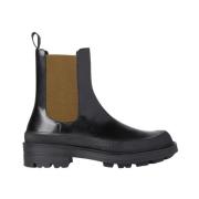 Stack Chelsea Boots, Skinn, Moderne Stil