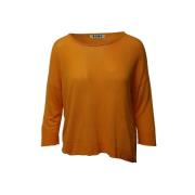 Pre-owned Orange Cotton Akne Studios Topp