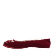 Pre-owned Velvet flats