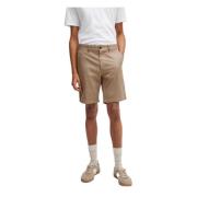 Slim Fit Bomullsshorts Bermuda Kolleksjon