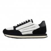 Sorte Tekniske Stoff Sneakers for Menn