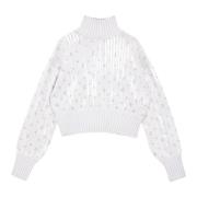 Brodert Paljettsweater