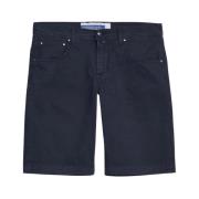 Blå Nicola Slim Fit Shorts