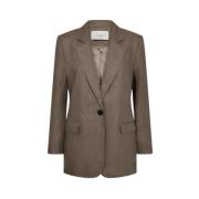 Timber Wolf Blazer - Elegant V-Hals