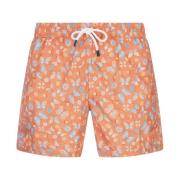 Butterfly Print Badebukser Oransje