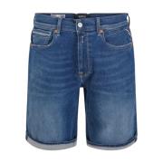 Blå Denim Grover Shorts