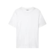 Hvit Basis T-Skjorte - 100% Bomull