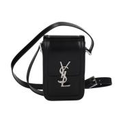 Stilig skinn crossbody-veske