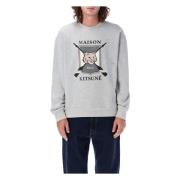 College Fox Comfort Sweatshirt Lys Grå Melange
