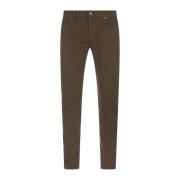 Grønn Militær Slim Fit Jeans