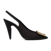 Sulpice Slingback Pumps med Gull Detalj