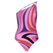 MultiColour One Shoulder Badedrakt