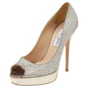 Pre-owned Gullstoff Jimmy Choo haeler