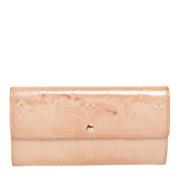 Pre-owned Beige skinn Louis Vuitton lommebok