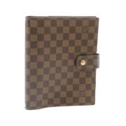 Pre-owned Svart lerret Louis Vuitton Agenda