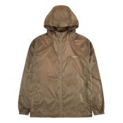 Taupe Packable Windbreaker