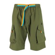 Bomull Justerbare flerfargede Bermuda shorts