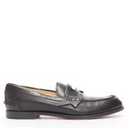 Pre-owned Leather flats