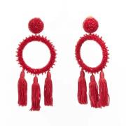 Pre-owned Fabric earrings