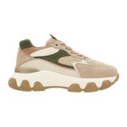 Beige Multifarget Lave Sneakers