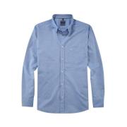 Casual Oxford Weave Skjorte Bleu