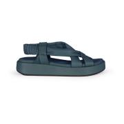 Grønn Hav Flat Sandal