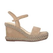 Flettet Kilehæl Sandal