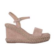 Flettet Wedge Heel Sandal