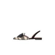 Kvinner Yvette Ballet Flats i stoff