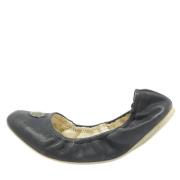 Pre-owned Leather flats