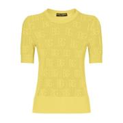 Gul Monogram Jacquard Genser