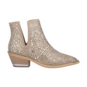 Glitter Bootie med spiss tå