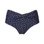 Polka Dot Bikinitruse - Marineblå