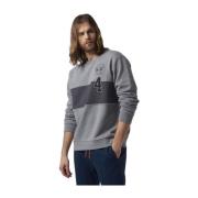 Herre Bomull Crewneck Sweatshirt